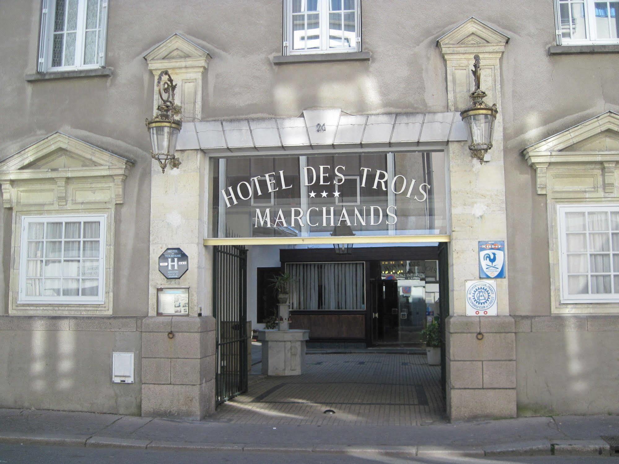 Hotel Des 3 Marchands Nantes Exterior foto
